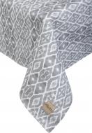 Скатертина Ромби 140x220 см сірий La Nuit
