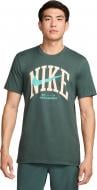 Футболка Nike NK DF TEE MODERN FITNESS FZ8048-338 р.S зеленый