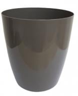 Кашпо пластиковое Амели 22 круглый 6,5 л капучино