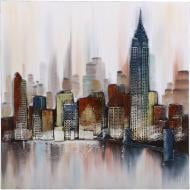 Картина ручной работы Empire State рельефный рисунок 80x80 см Sensio F552A Картина ручной работы Empire State рельефный рисунок 80x80 см Sensio F552A