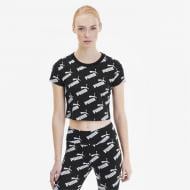Футболка Puma Amplified AOP Fitted Tee 58122201 р.M черный