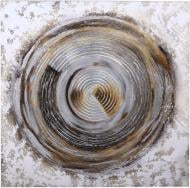 Картина ручной работы Circle рельефный рисунок 100x100 см Sensio C-2198B