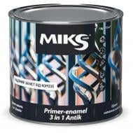 Грунт-эмаль MIKS Color 3 в 1 Антик черный полуглянец 0,75 л