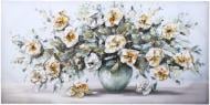 Картина ручной работы Yellow roses рельефный рисунок 60x120 см Sensio H1524B