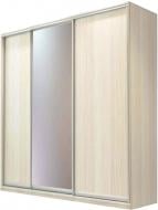 Шкаф-купе Doros 2250x600x2250 мм дуб светлый двери ДСП/зеркало