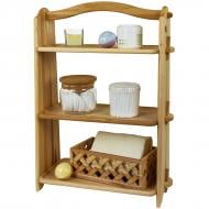 Полиця декоративна Wood Wedge триярусна переносна 51x36x18см, колір натуральний