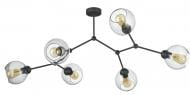 ВИТРИНА! Люстра потолочная TK Lighting Fairy 6x60 Вт E27 черный/графит 2731