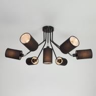 ВІТРИНА! Люстра стельова Strotskis Duetto 7x40 Вт E14 чорний 70072/7