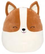 Мягкая игрушка SQUISHMALLOWS Корги Реджина 20 см коричнево-белый 6732747