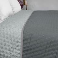 Покрывало Monument/Glacier Grey DOTS 200x210 см Zastelli серый