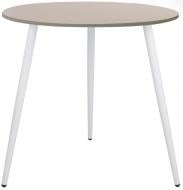 Стол обеденный Nowy Styl Modern Lite 800x800x750мм кашемир/белый