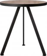 Стол обеденный Nowy Styl Fine 680x680x750мм дуб золотой/черный