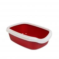 Туалет Природа для кошек Comfort M 41х30х13.5, бордо