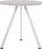 Стол обеденный Nowy Styl Fine 680x680x750мм кашемир/белый