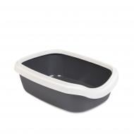 Туалет Природа для кошек Comfort M 41х30х13.5, серый