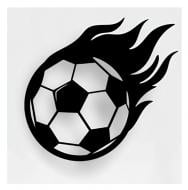 Панно декоративное Brushme Футбольный мяч d34 черный