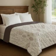 Покривало FIELD BEIGE/19-1230 brown 145x210 см Zastelli бежевий із коричневим