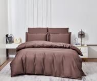 Комплект постельного белья евро Cognac Brown какао коричневый Word of Dream