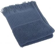 Рушник Комбі махровий 30x70 см синій Simi