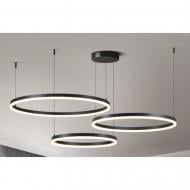 ВИТРИНА! Люстра светодиодная Berger 3x75 Вт LED-модуль черный 7013-PL-75 Black