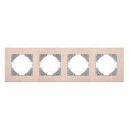 Рамка четырехместная Videx Binera горизонтальная медный VF-BNFRA4H-CP Рамка четырехместная Videx Binera горизонтальная медный VF-BNFRA4H-CP