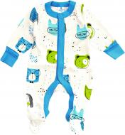 Комбинезон для мальчика Minikin р.56 молочный/бирюзовый 22120356