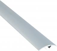 Порожек алюминиевый анодированный Braz Line скрытый крепеж 28x2700 мм серебро