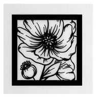 Панно декоративное Brushme Маковый цвет 34x34 см черный