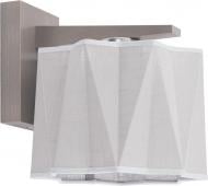 Бра TK Lighting Piano 1x60 Вт E27 сірий/дерево 670