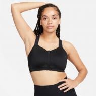 Бра Nike W NK DF ALPHA ZIP-FRONT BRA DD0436-010 р.1X-C/E черный