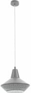 Подвес Eglo 49866 1x60 Вт E27 серый Піондро