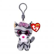 Іграшка-брелок TY Beanie boos Кошеня Кікі 12 см сірий 35243