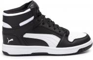 Кросівки дитячі демісезонні Puma PUMA REBOUND LAYUP SL JR 37048601 р.35,5 чорні із білим