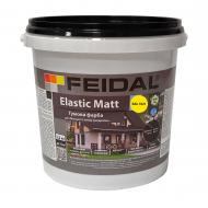 Фарба гумова водоемульсійна Feidal Elastic Matt Ral 1021 мат жовтий 1,2 кг