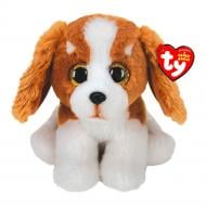 М'яка іграшка TY Beanie babies Щеня 15 см білий із коричневим 40131