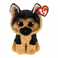 Мягкая игрушка TY Beanie boos Немецкая овчарка Редж 15 см черный с коричневым 36309