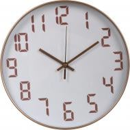 Часы настенные Laconic 30 см белый с золотом