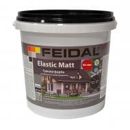 Фарба гумова водоемульсійна Feidal Elastic Matt Ral 3002 мат червоний 1,2 кг