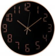 Часы настенные Laconic 30 см черный с золотом