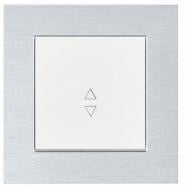 Механизм выключателя проходной одноклавишный HausMark Stelo белый 501-0288-105