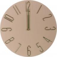 Часы настенные Timber Time 30 см белый с золотом