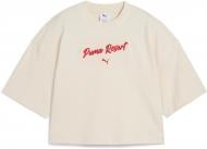 Футболка Puma PREMIUM ESS Oversized Graphic Tee 62977687 р.L бежевий