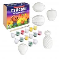 Набор для творчества Strateg Гипсовые раскраски. Раскрась фрукты 30989