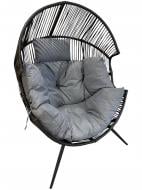 Кресло-кокон Indigo на ножках "ФИДЖИ" графит