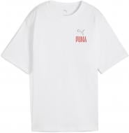 Футболка Puma ROAD TO UNITY Relaxed Graphic Tee 62979002 р.L белый