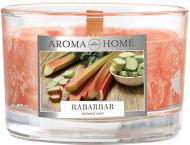 Свеча ароматическая Aroma Home из натурального воска Ревень