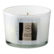 Свічка ароматична Aroma Home із натурального воску Cotton Vanilla