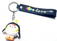 Брелок для ключей Eggy пингвин черный