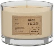 Свеча ароматическая Aroma Home из натурального воска Мед