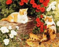 Картина по номерам Пушистики в саду 11604-AC 40х50 см ART CRAFT